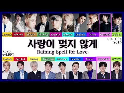 SUPERJUNIOR 사랑이 멎지 않게 (Raining Spell for Love) 新旧比較してみた