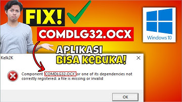 Mengatasi Masalah Error Component COMDLG32.OCX Windows 10 | Solusi Mudah dan Cepat!