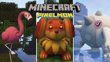 Pixelmon Version 9.1.11 Update! New Pokemon! The Electric Gym and Dragon Gym!