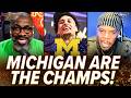 Unc &amp; Iso Joe REACT to Michigan CROWNED CHAMPS beating UConn to win the TITLE! | Nightcap