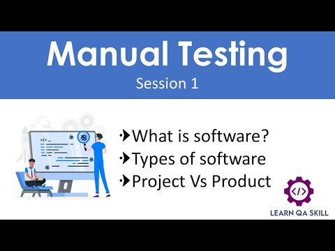 Manual Testing - Session 1 | Software Testing for Beginners