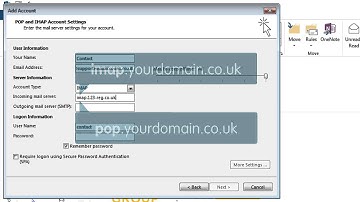 How to add your email account to Outlook 2013 | 123-reg Support
