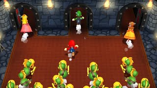Mario Party 9 - Minigames - Mario vs Luigi vs Peach vs Daisy (Master Difficulty)