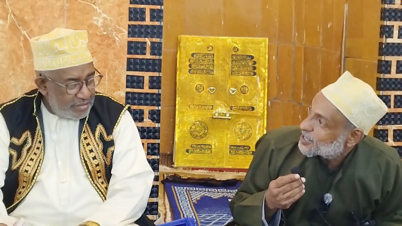 Darsa avec fundi Said Omar en présence du président Azali