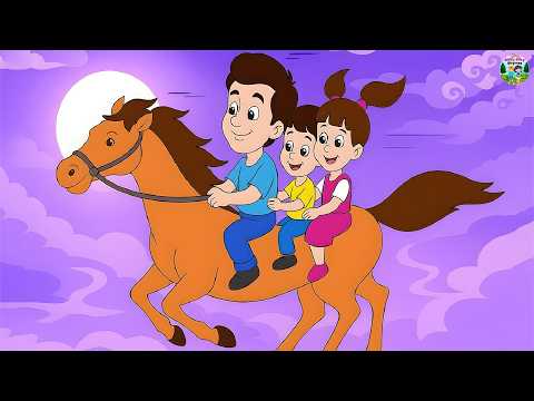 Lakdi ki kathi | लकड़ी की काठी | Popular Hindi Children Songs | Animated Songs For Kids