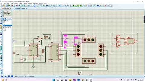 Four Way Traffic Light Controlling Circuit Design using Proteus Software