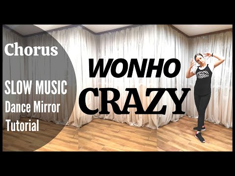WONHO (원호) - CRAZY Dance Tutorial | Mirrored + SLOW MUSIC | Domia Pop