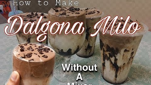 Chocolatey DALGONA MILO Without Mixer