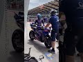 Mechanics Prepare Miguel Oliveira's Yamaha M1