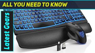 Upgrade Your Setup with the Powerful SABLUTE Ergonomic Wireless Keyboard and Mouse Combo
