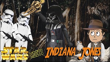 Stars Wars Meets Indiana Jones [Darth Vader Steals Idol From Indiana Jones]