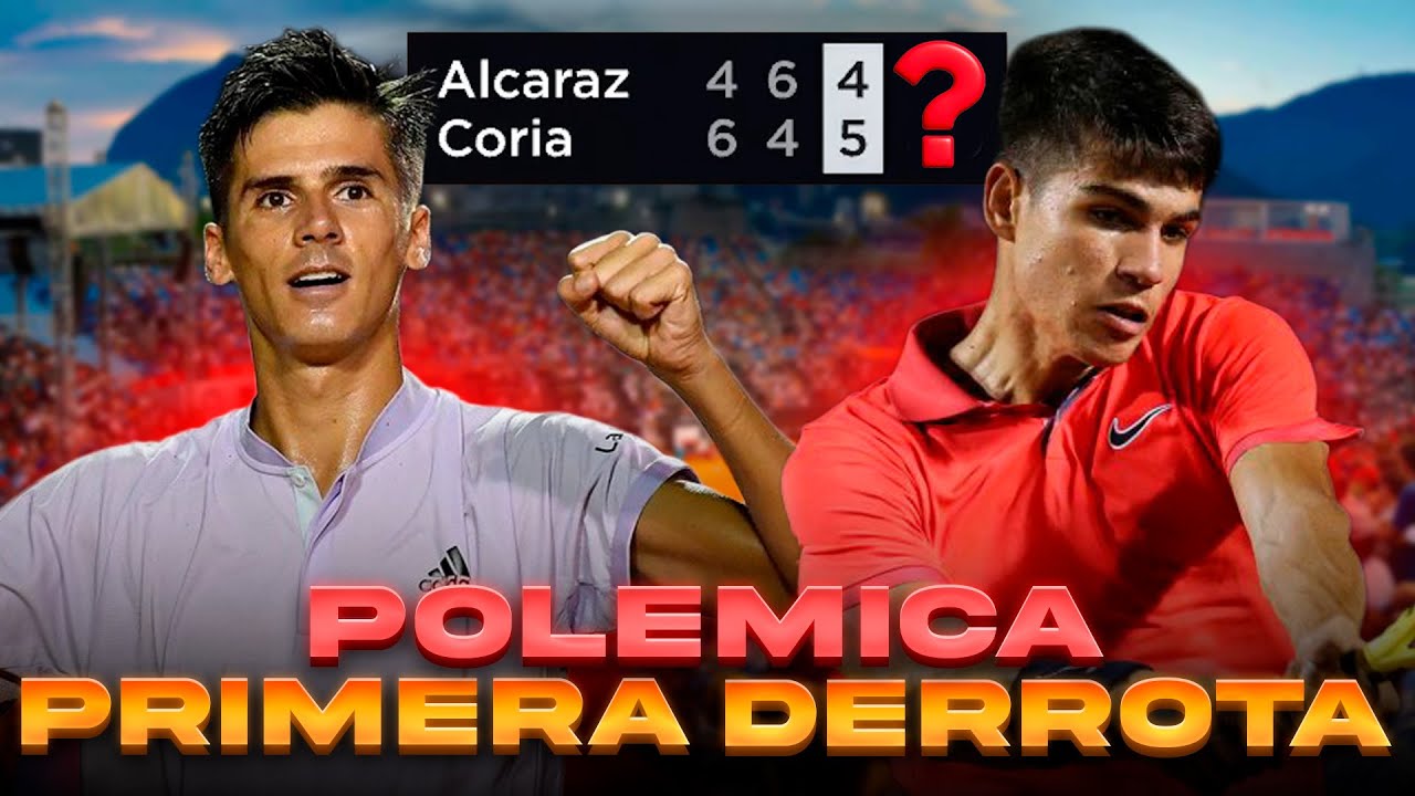POLÉMICA?! CARLOS ALCARAZ PERDIÓ su PRIMER PARTIDO ATP contra MI🎾