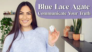 Blue Lace Agate Crystal Meaning • Communicate Your Truth