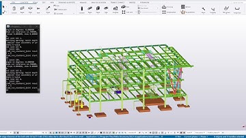 Tekla Structure Automation Steel Structure