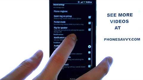 How Do I Enable Or Disable The Lock/Unlock Tone On My HTC Rezound?