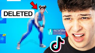 Reacting to CANCELLED Fortnite TikToks!