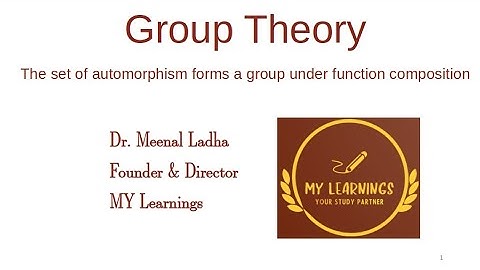 #107: The set of automorphism forms a group under function composition