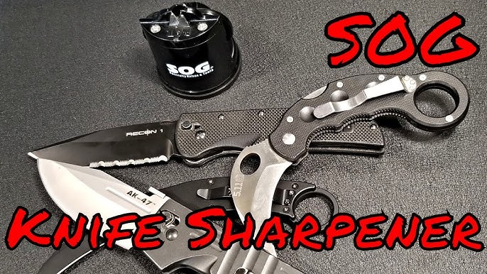 SOG Countertop Knife Sharpener SH-02 Demo 