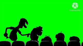 Minion And Simpson Theater Green Screen