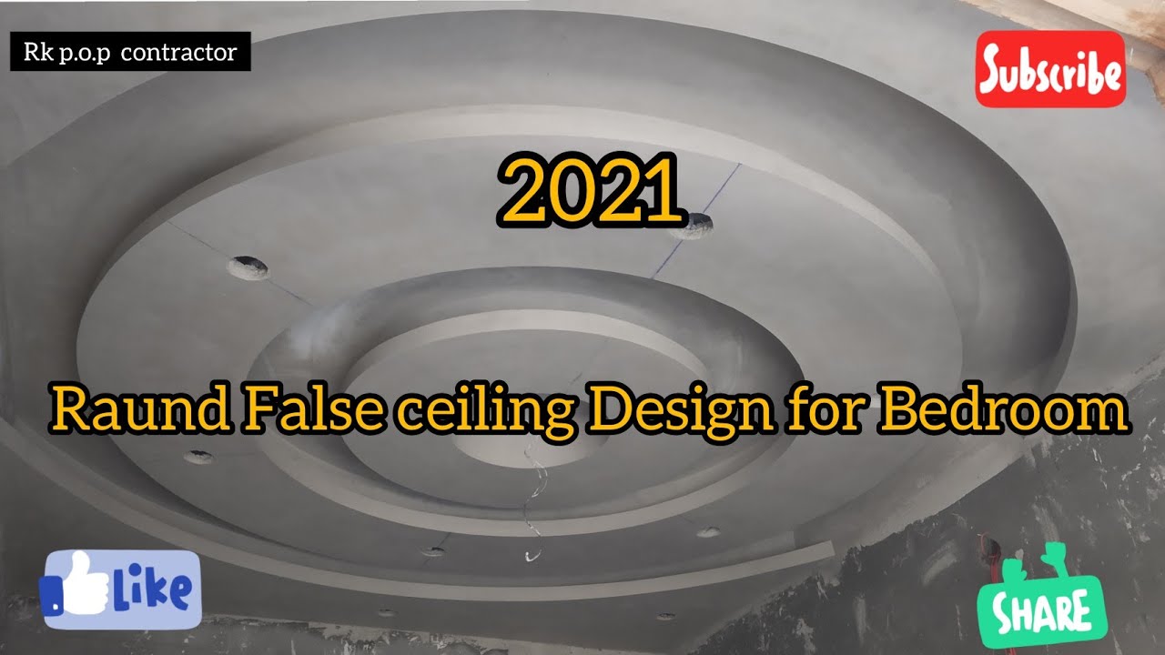 Raund False ceiling Design for Bedroom / pop design /Rk pop contractor ...