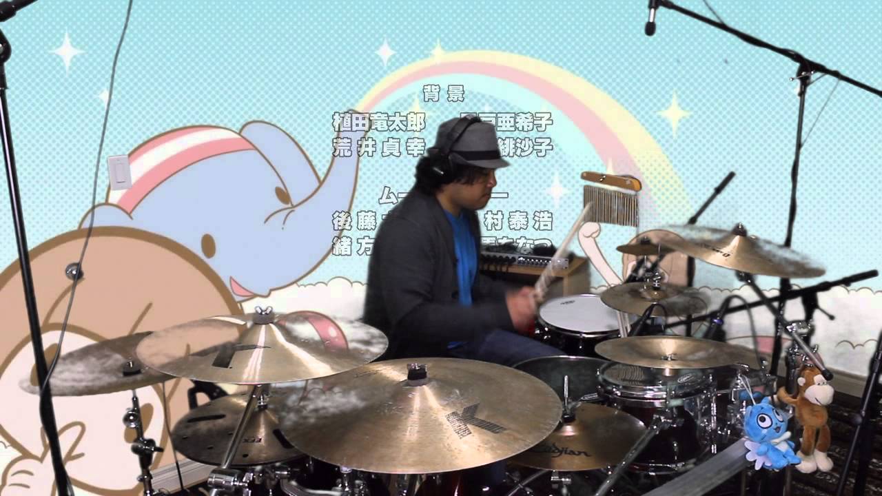 Kill La Kill キルラキル Ed2 Shinsekai Koukyougaku By Sayonaraponytail さよならポニーテール Drumcover Pitchchan Youtube