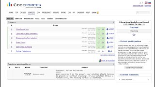 Codeforces Education Round 177 Post Contest Stream