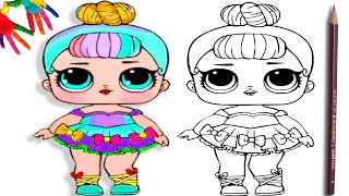 تعليم الرسم للمبتدئين || كيفية رسم lol surprise خطوه بخطوه || l.o.l surprise drawing screenshot 1