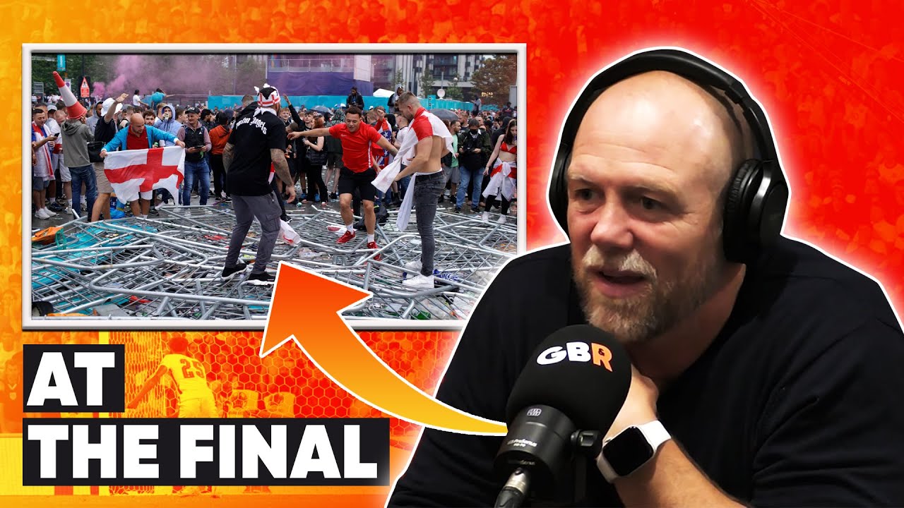Mike Tindall reacts to the shocking scenes he saw at Wembley - Euro 2020 Final