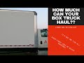 Avoid Fines! Do you know how much your box truck can haul?