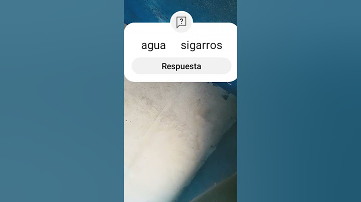 tu que prefieres agua o sigaros
