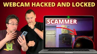 SPYING ON SCAMMER AFTER LOCKING HIS COMPUTER