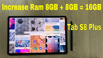 How to Increase RAM in Samsung Galaxy Tab S8 Plus - Virtual RAM (RAM Plus)