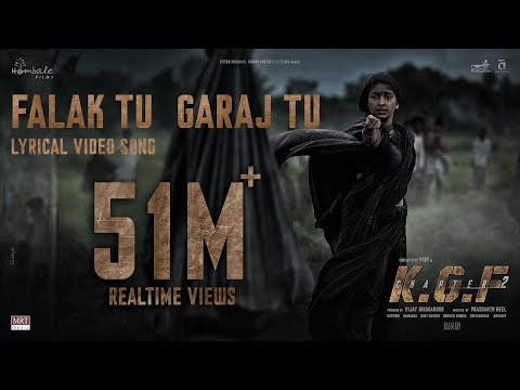 Falak Tu Garaj Tu Lyrical (Hindi) | KGF Chapter 2 | Rocking Star Yash | Prashanth Neel | Ravi Ba