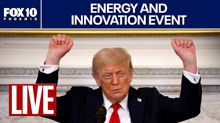 🔴 LIVE: President Trump participates in the Inaugural Energy and Innovation Event  | FOX 10 Phoenix