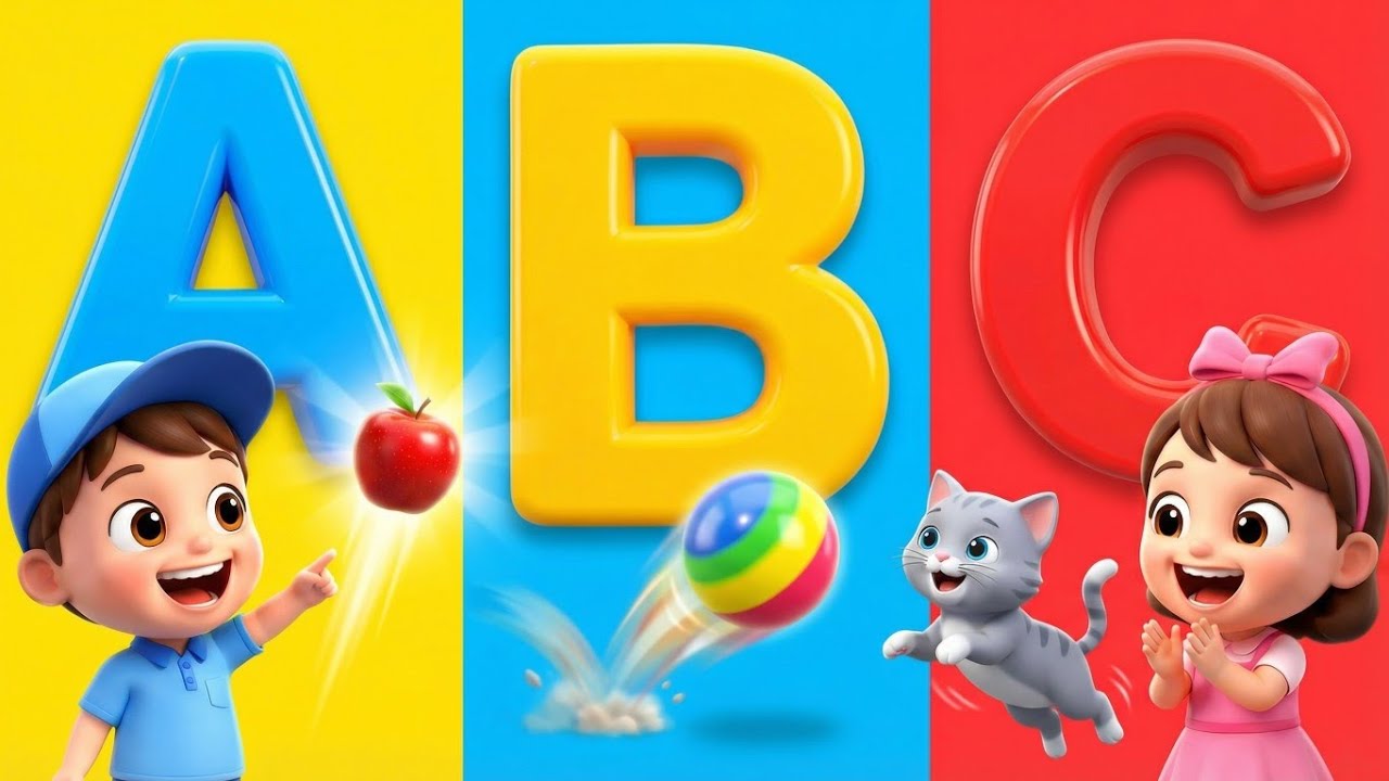 ABC Alphabets for Kids 🧸 | Learn A to Z with Cute 3D Animation | Kids Learning