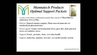 Mannatech Health Presentation by ma4manna