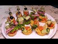 3 Вкусных и Простых СУПЕР  закуски на Праздничный Стол