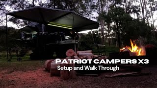 Patriot Campers X3 - Set Up and Walk Through
