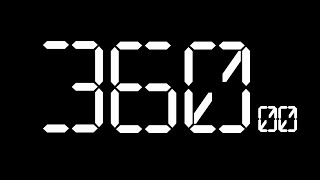 360 Minute (6 hour) Digital Countdown Timer