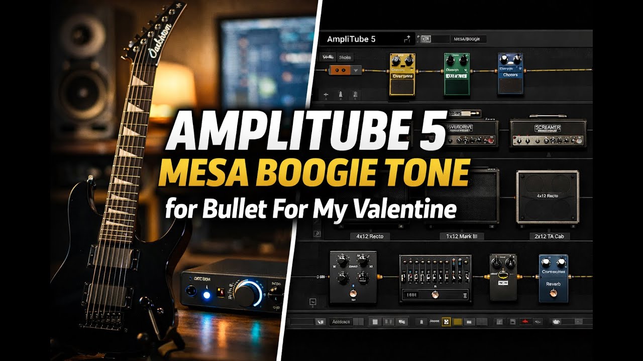 Bullet For My Valentine - Hand of Blood (Guitar Cover) | AmpliTube 5 Mesa Boogie | MiniFuse 1