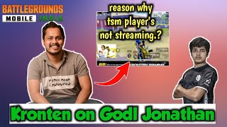 Kronten on Godl Jonathan | Why TSM players not streaming