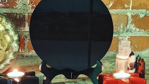 Scrying With An Obsidian Black Mirror and Crystal Ball - How To Commune With Spirits Using Scrying