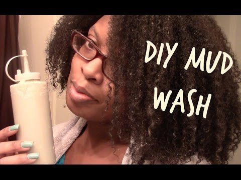 Natural Hair Diy Mud Wash Youtube