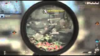 COD GHOSTS SNIPER KILLFEED   5 on screen, Multi kill cancel reload