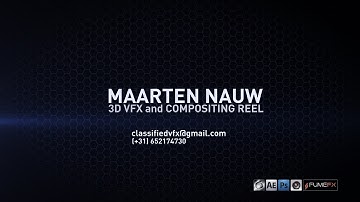 3D/VFX/Compositing Demoreel 2014 Maarten Nauw