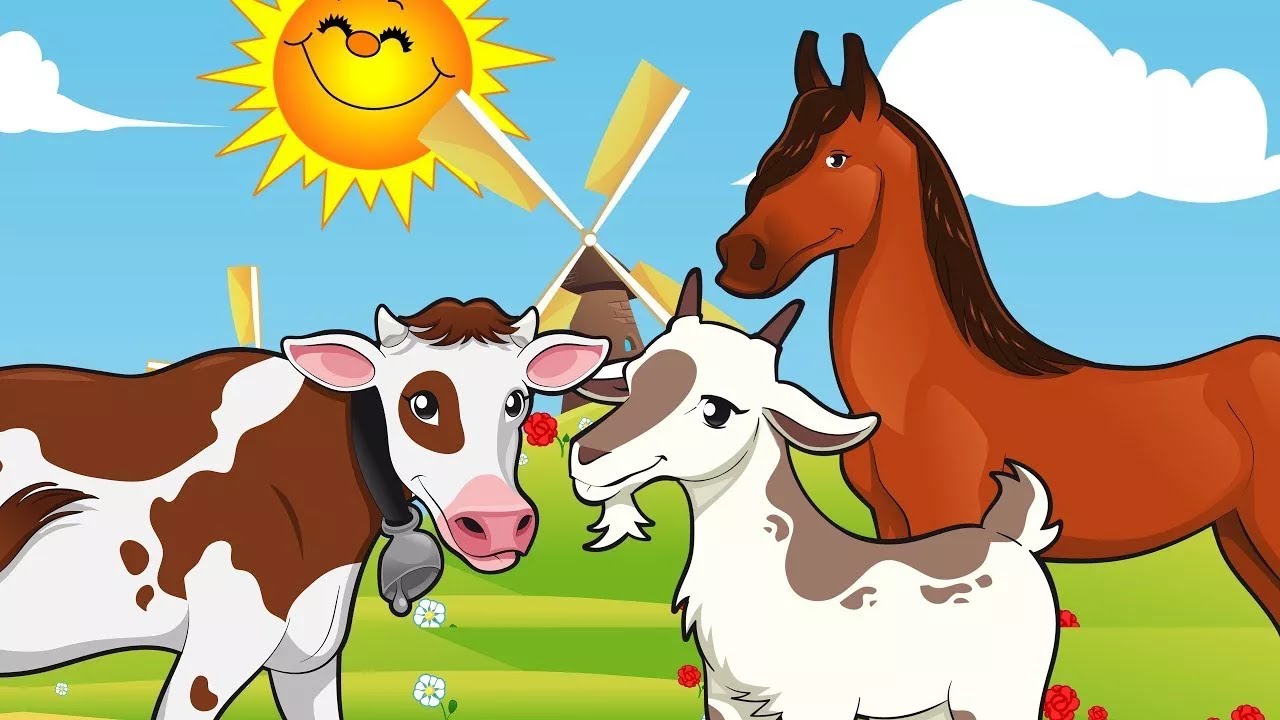 Кто пасется на лугу (далеко, далеко на лугу пасутся КО) | мультфильмы ...