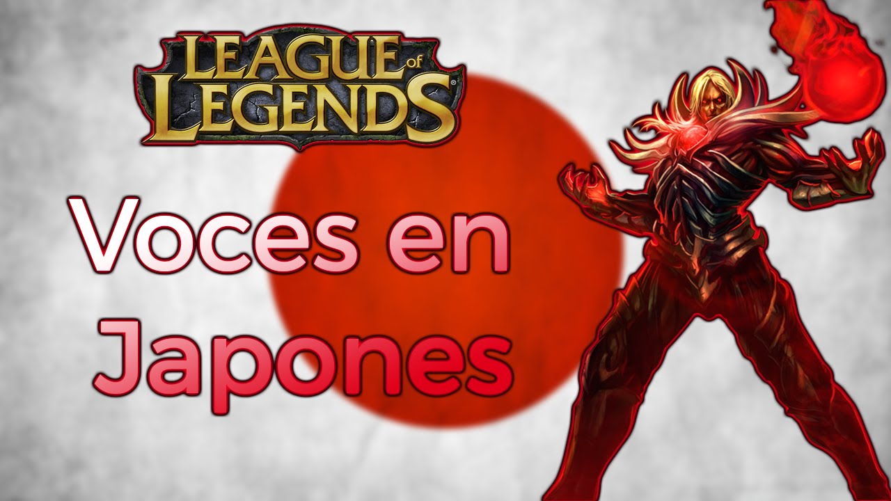Como Poner Las Voces en Japones League Of Legends - Parche 5.24 - YouTube