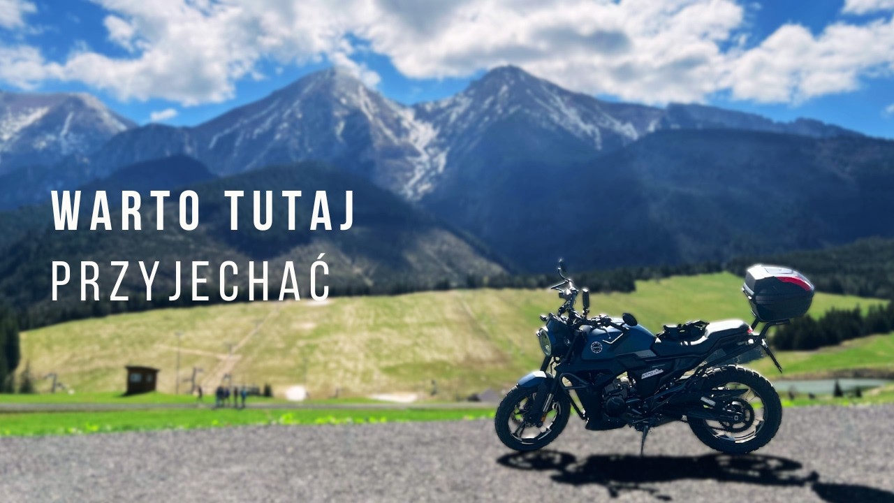3 MIEJSCA Z PRZEPIĘKNYM WIDOKIEM NA TATRY – TRASA MOTOCYKLOWA 125 ccm | ZONTES G1