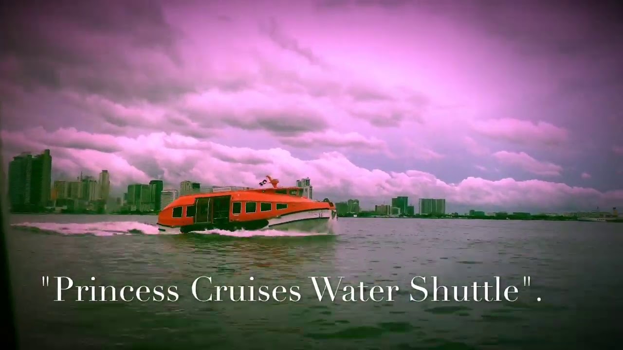 Princess Cruises Water Shuttle Tender boat's YouTube