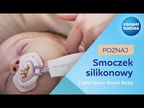 Smoczek silikonowy Light touch Royal Baby - Canpol babies ​??